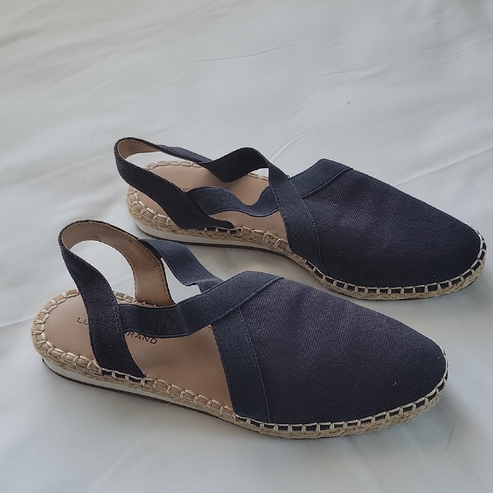 Lucky Brand Navy Espadrille Flats
